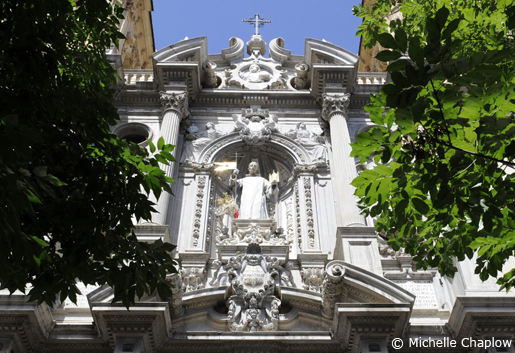 San Juan de Dios looks down onto the street of the same name. © Michelle Chaplow