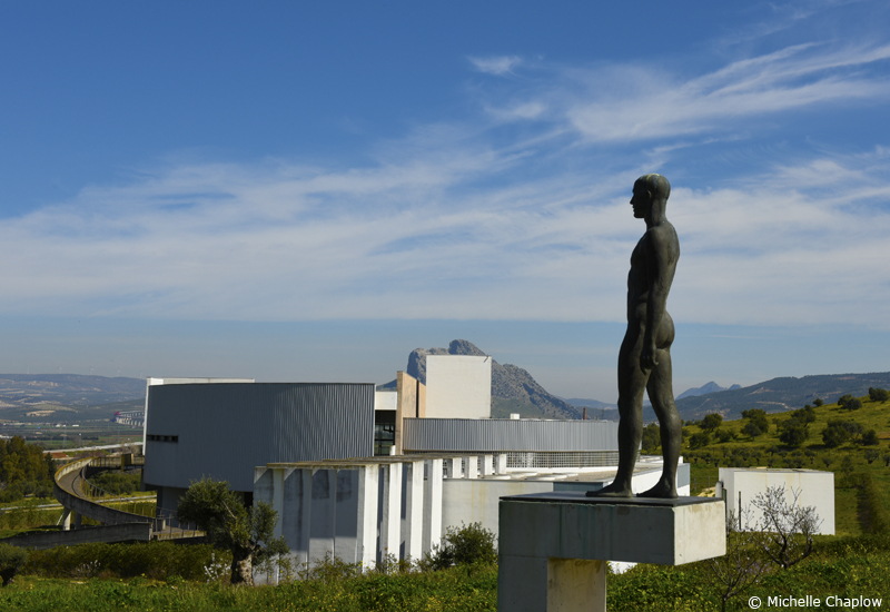 El Caminante (the Traveller), an institutional building, Peña de los Enamorados (lovers leap rock)