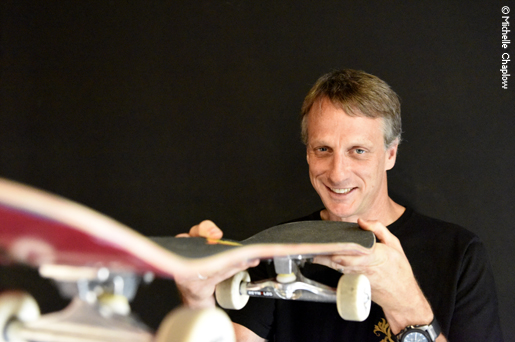 An interview with Tony Hawk © Michelle Chaplow .