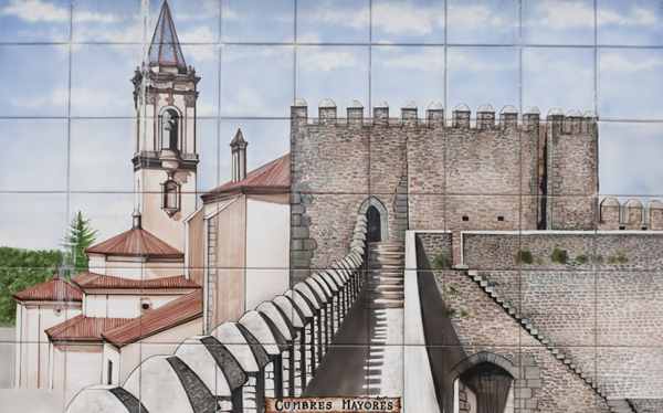 Painted tiles - Cumbres Mayores ©Michelle Chaplow Painted tiles - Cumbres Mayores ©Michelle Chaplow