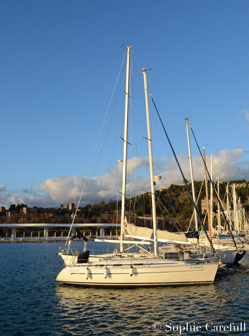Boats moored near Malaga's trendy Muelle Uno. © Sophie Carefull