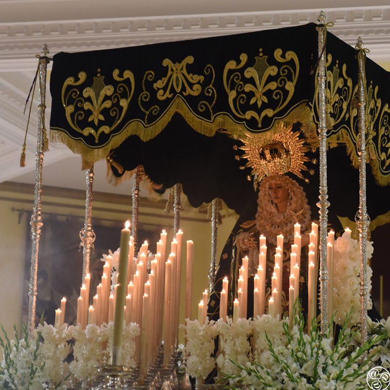 Holy week in Estepona. Our lady of Hope Virgin de la Ezperanza ©Michelle Chaplow