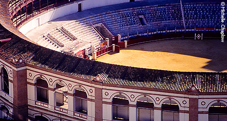 © Michelle Chaplow La Malagueta from Calle Cervantes. © Michelle Chaplow La Malagueta from Calle Cervantes.