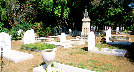 © Michelle Chaplow Gravestones in the English Cemetary