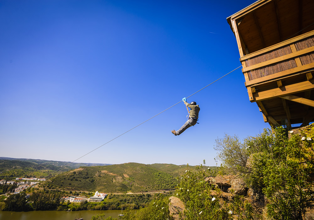 Zip Line across the Spain-Portugal Border ©limitezero.com Zip Line across the Spain-Portugal Border ©limitezero.com