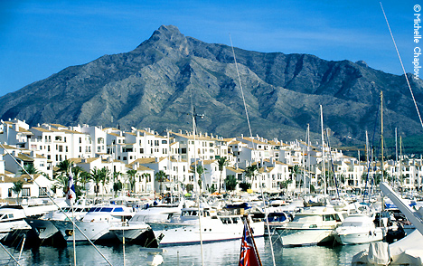 © Michelle Chaplow View of "La Concha" from Puerto Banus