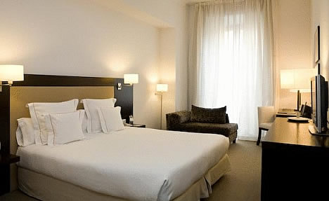 One of the rooms at the Molina Lario Hotel One of the rooms at the Molina Lario Hotel