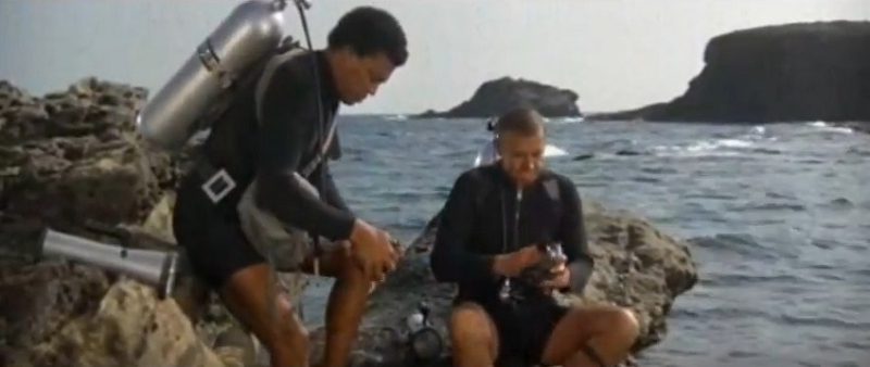 Sean Connery at Los Escullos in James Bond 