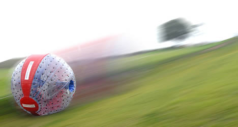 Sphereing down a hill Sphereing down a hill