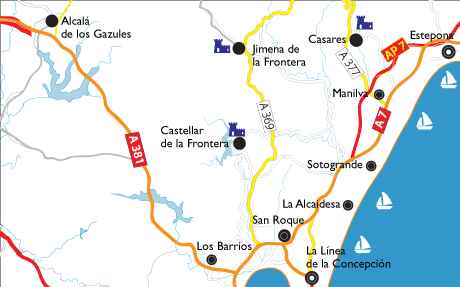 Alcaidesa maps