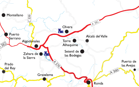 Zahara de la Sierra maps