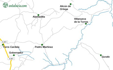 Alamedilla maps