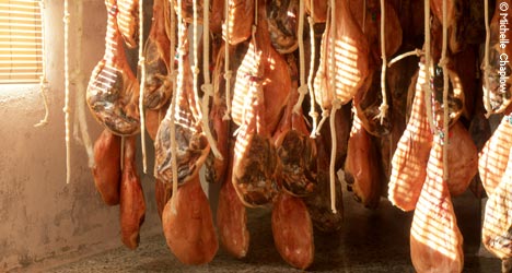 Trevelez is  well-known for its mouth-watering  air dried cured ham