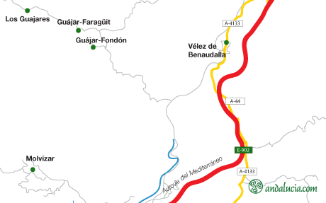 Vélez de Benaudalla maps