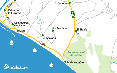 El Rocio map