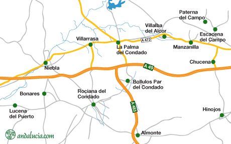 Lucena del Puerto map