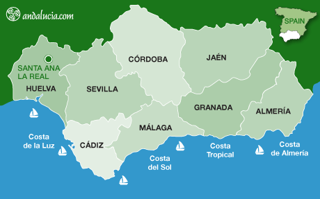 huelva maps