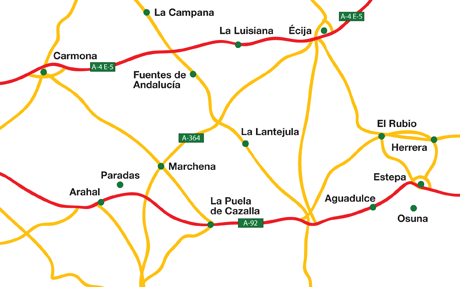 Estepa map