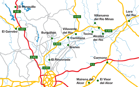 La Rinconada map