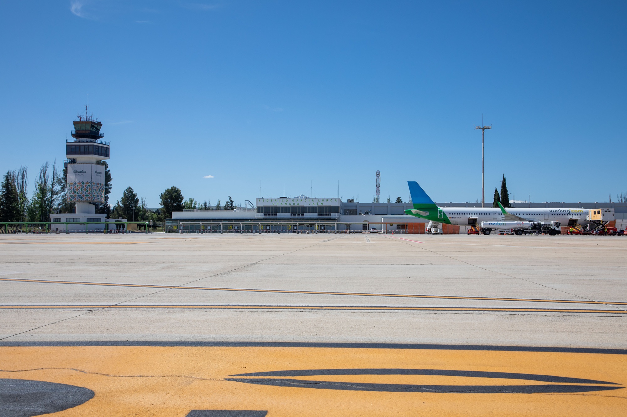 Federico Garcia Lorca Granada-Jaen Airport apron - Photo AENA