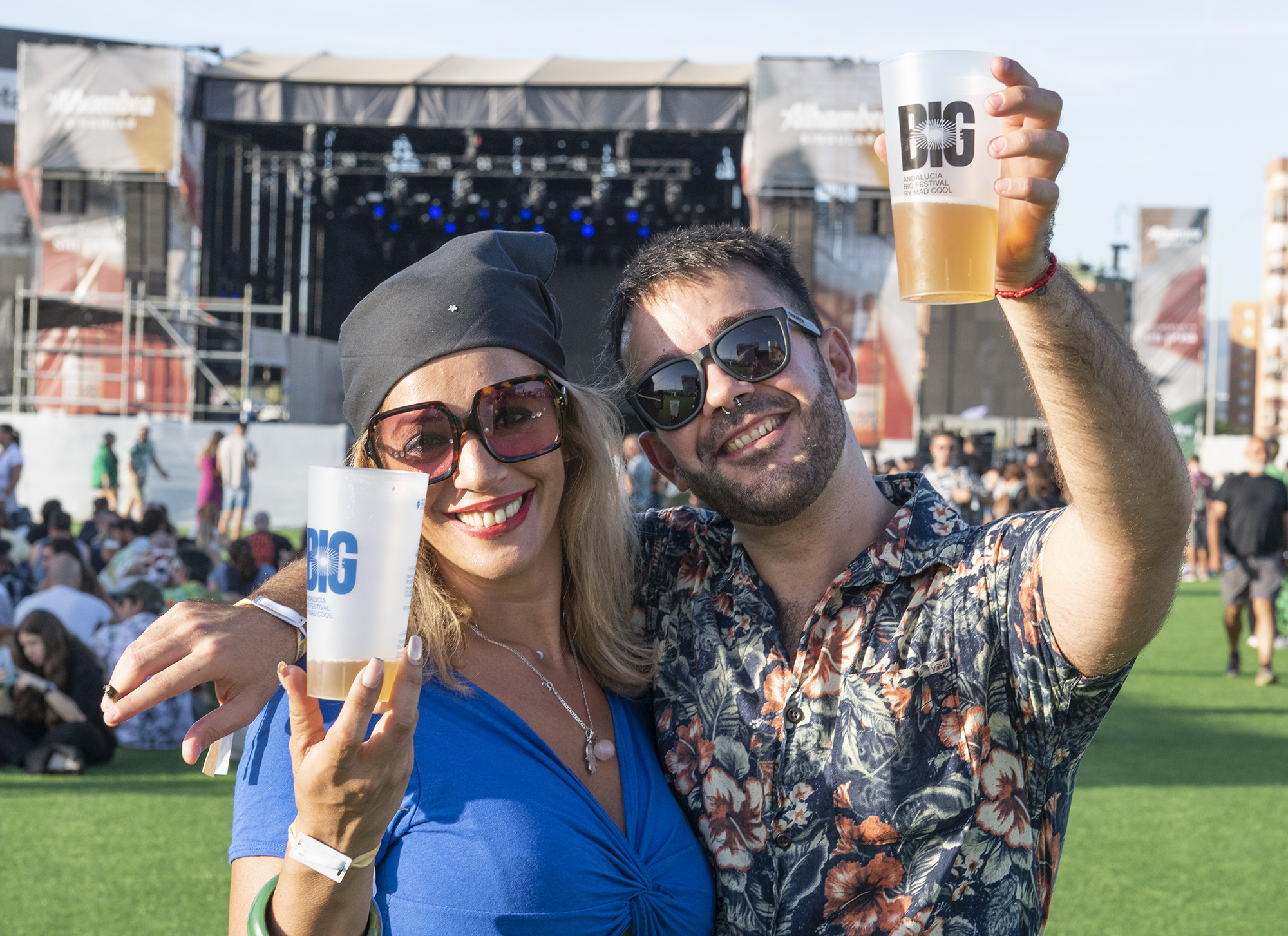 Festival fans at Andalucia Big festival © Michelle Chaplow