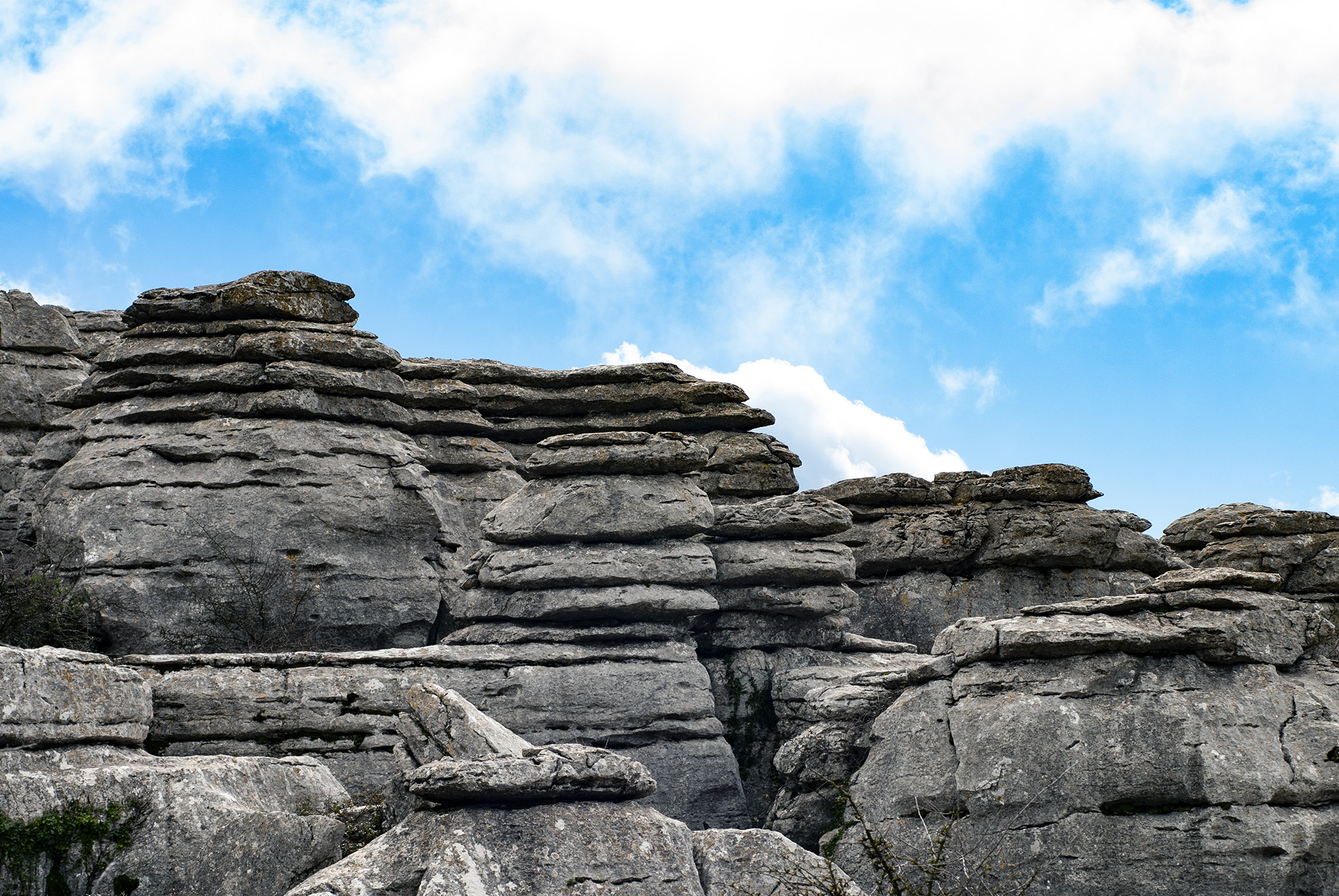 The extraordinary limestone rock formations of El Torcal, Antequera. The extraordinary limestone rock formations of El Torcal, Antequera.