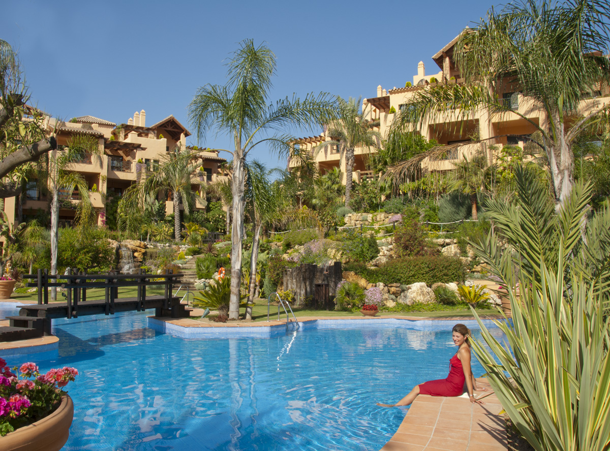 The Costa del Sol, with all year around sunshine, is a very desirable palce to reside. © Michelle Chaplow