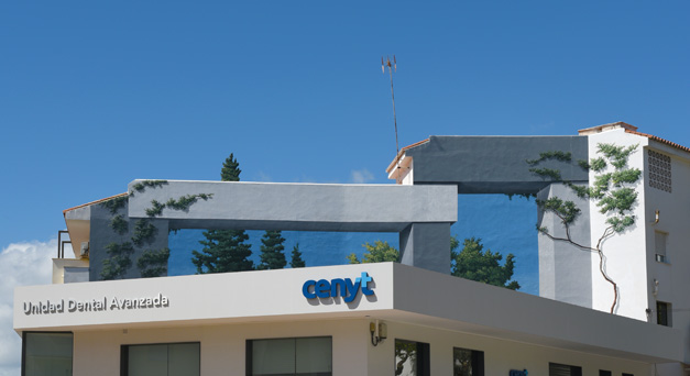 Porticos del Cielo (platforms in the sky) Estepona Murals © Michelle Chaplow