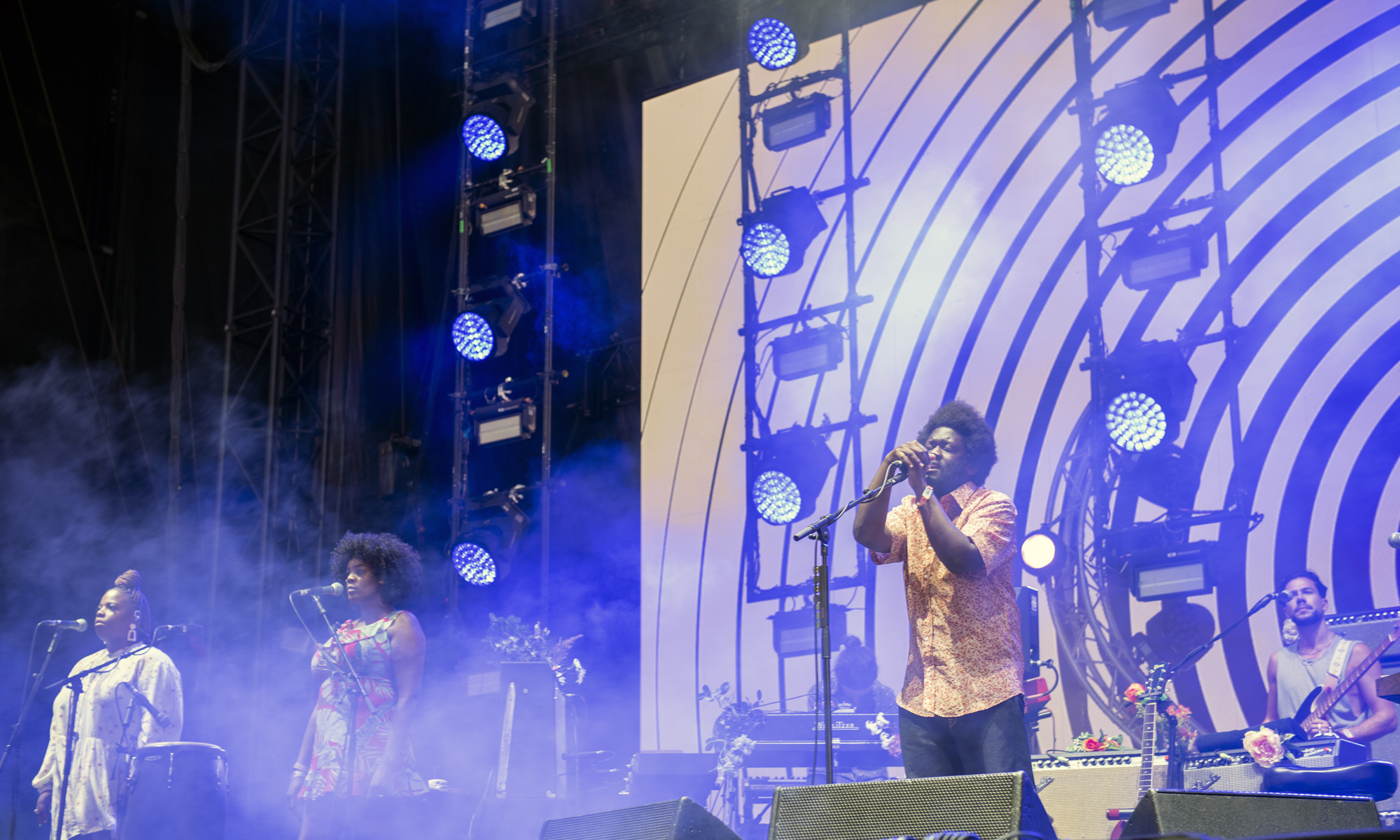 Michael Kiwanuka at the Andalucia Big festival  © Michelle Chaplow