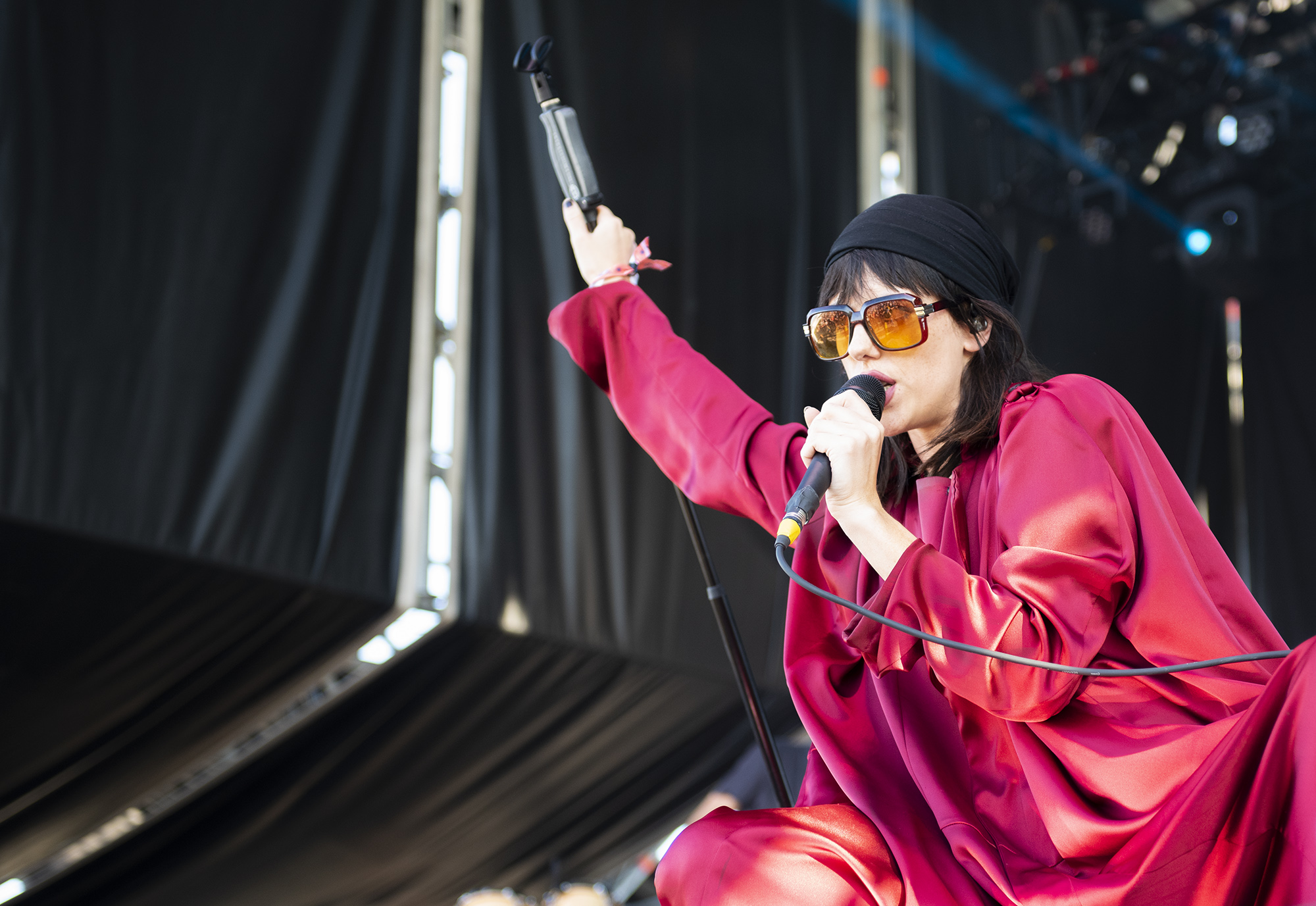 Sylvie Kreusch at the Andalucia Big festival   © Michelle Chaplow