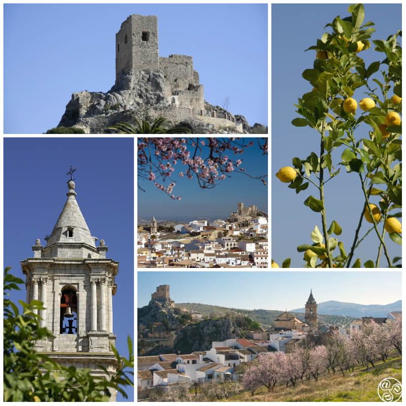 Luque, which situated on a hillside and crowned by a castle © Michelle Chaplow