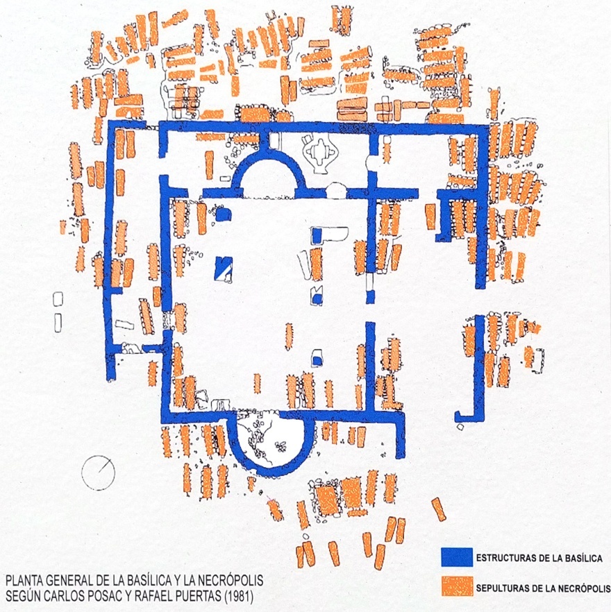 Layout plan, Basilica del Mar and Necropolis