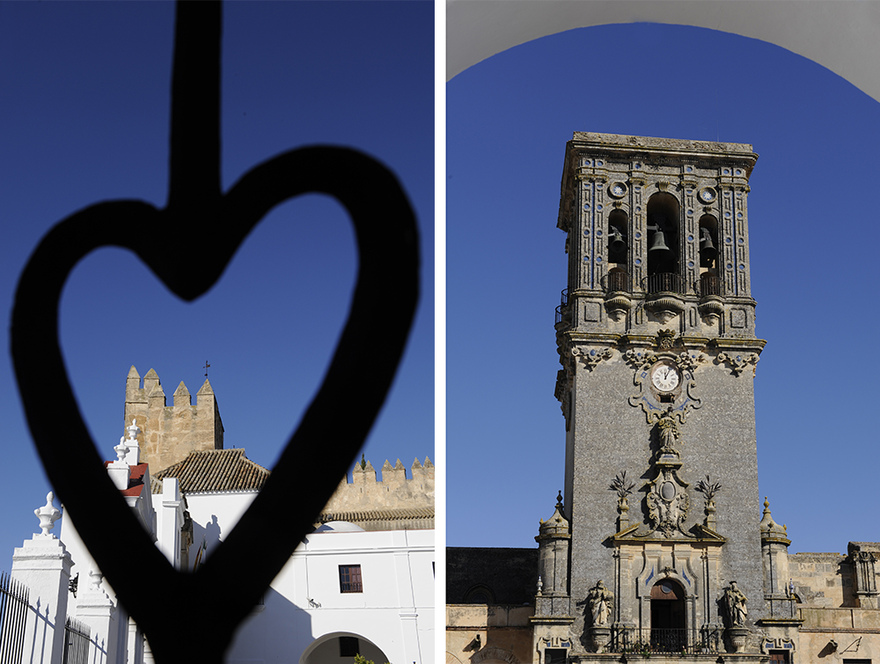 The basílica of Santa María & The Castle of Arcos  © Michelle Chaplow