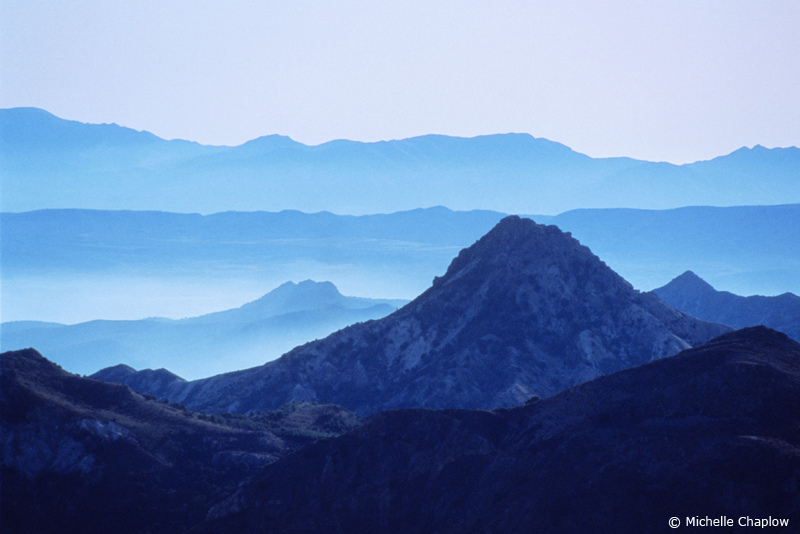 The Sierra Nevada Mountain range  © Michelle Chaplow
