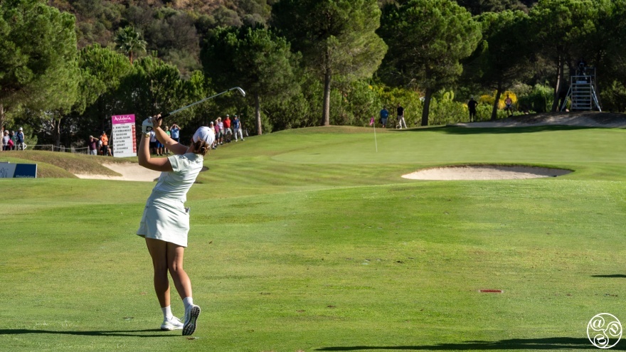 Linn Grant, leader of the Race to Costa del Sol on day 2 © Andres Lopez Sheridan 