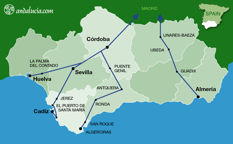 ALVIA, INTERCITY, TALGO the Fast Long Distant Train Routes