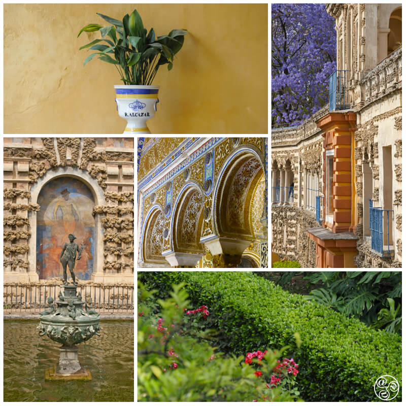 The magnificent, fragrant gardens of the Alcazar Seville. © Michelle Chaplow