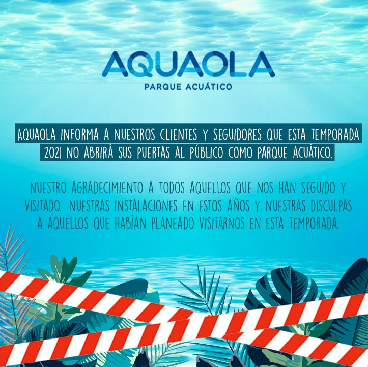 Aquaola Parque Acuático,  Cenes de la Vega, Granada, Closed