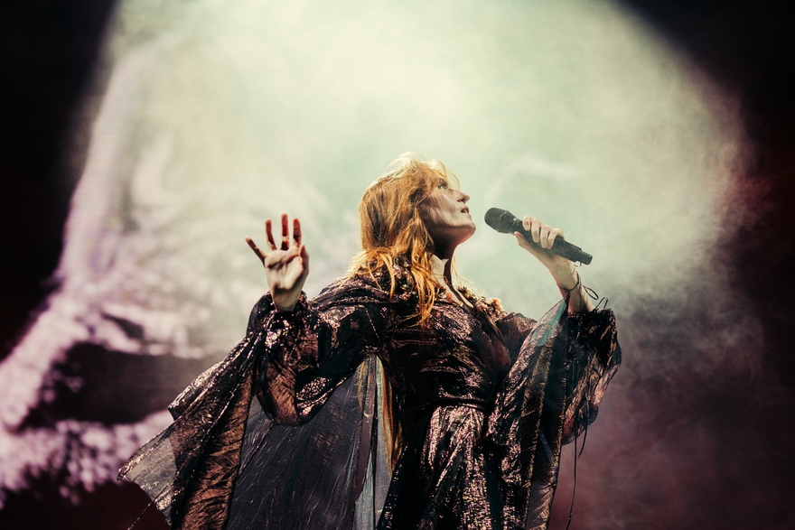 Florence and the Machine headling in the final night of the Cala Mijas festival.  © Sharon Lopez