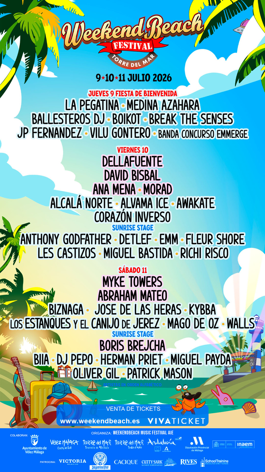 Weekend Beach Festival Torre del Mar 2026