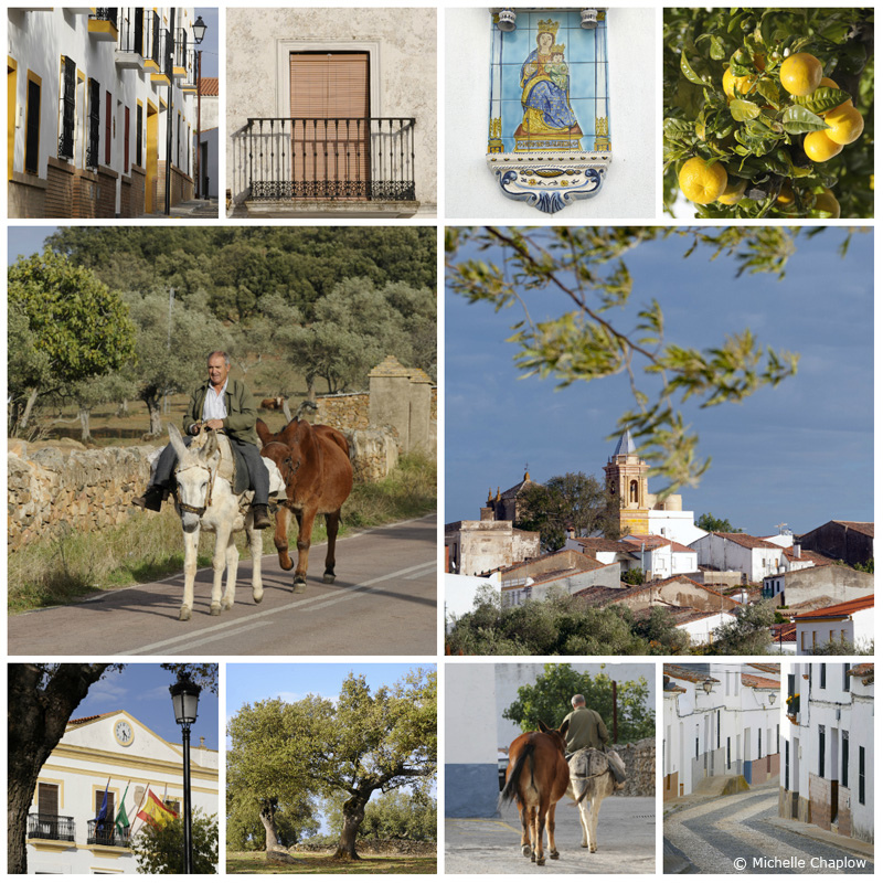 Cumbres de San Bartolomé - rural scenes and quaint streets with Portuguese cobblestones.  © Michelle Chaplow