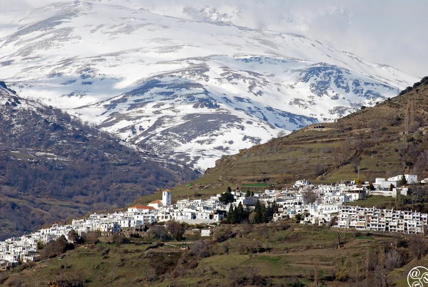 Capileira just below the mountains of the Sierra Nevada © William Eaton