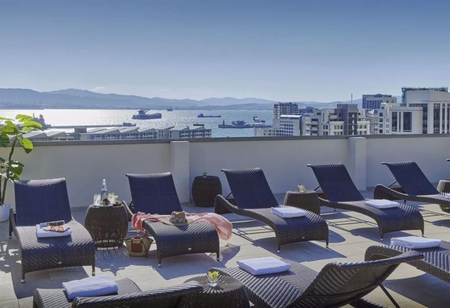 Eliott Hotel Roof terrace, Gibraltar © Visit Gibraltar