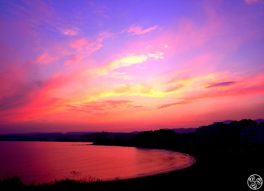 Estepona, Playa del Cristo at Sunset © Michelle Chaplow