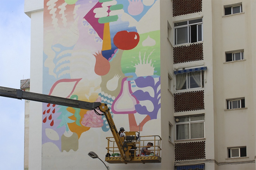Estepona Murals are a work in progress - photo from Estepona Town Hall