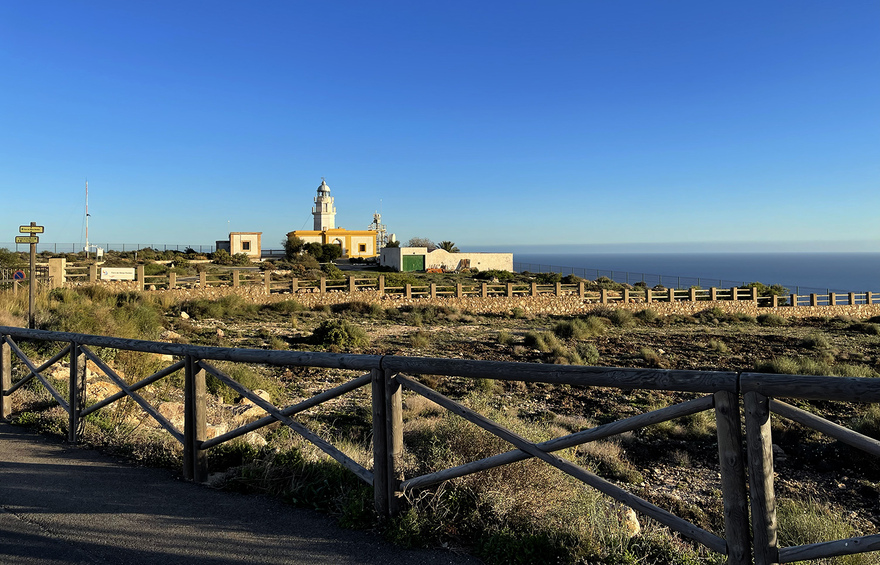 The Mesa Roldan Lighthouse was inaugurated on December 31, 1863, and became electric in 1972  Michelle Chaplow