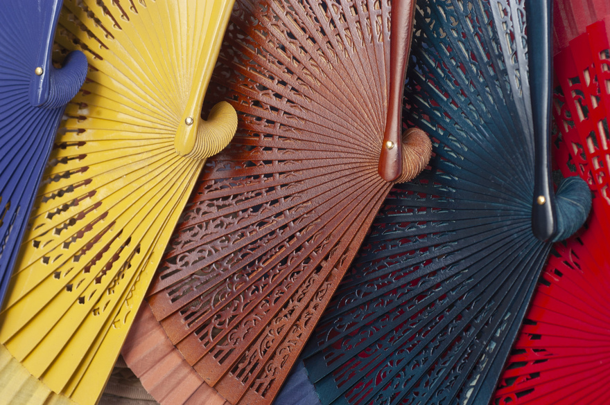Keep cool during the festivals with an Andalucian fan © Michelle Chaplow