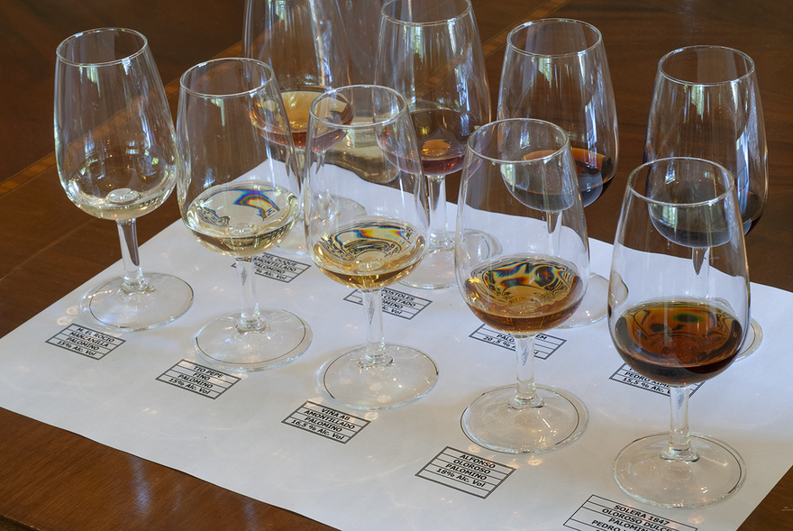  Sherry tasting experience © Michelle Chaplow