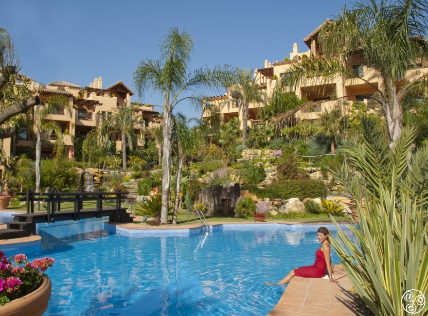 The Costa del Sol, with all year around sunshine, is a very desirable palce to reside. © Michelle Chaplow