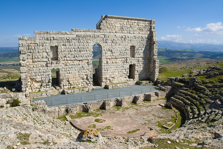 Roman theatre, Acinipo. © Michelle Chaplow